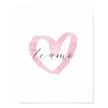 Hjärtmodern dekoration Valentiness Gift Poster kon