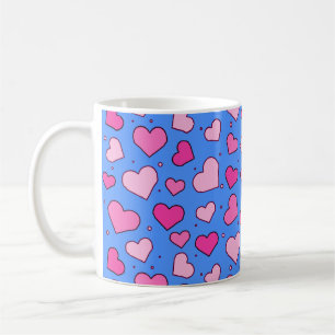 Hjärtmönster Kaffemugg