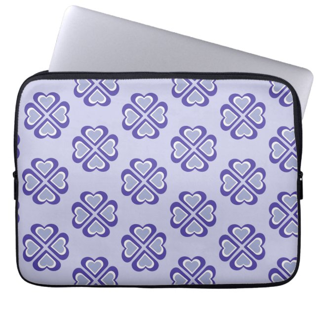 Hjärtmönster Laptop Fodral (Framsidan)