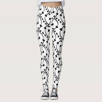 Hjärtmönster Sömlös Design Leggings