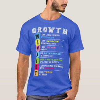 Hjärtmotivation för Mindset-klassrummet för tillvä T Shirt