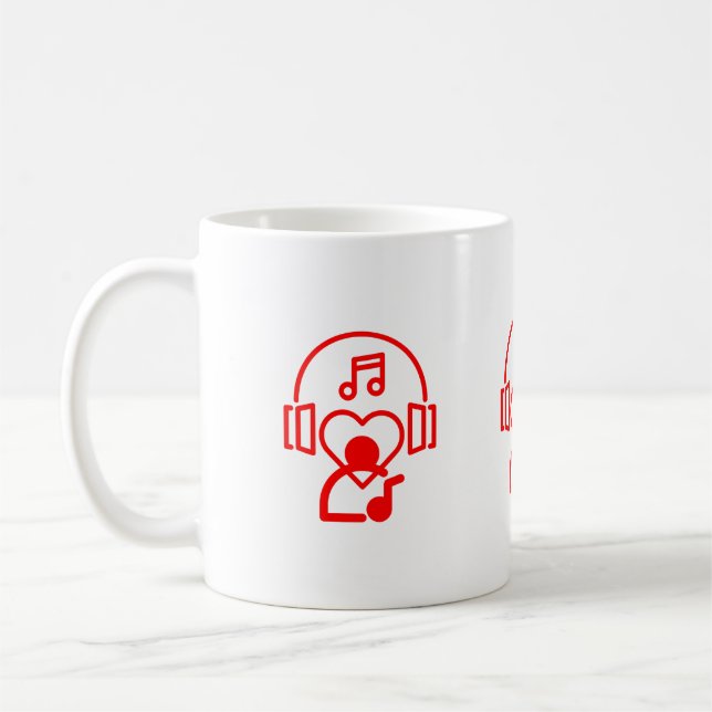 Hjärtmusik Kaffemugg (Vänster)