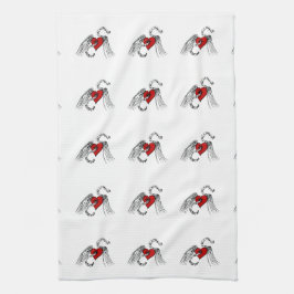 Hjärtmusik Kökshandduk