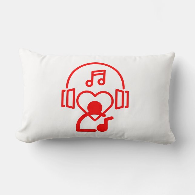Hjärtmusik Lumbarkudde (Framsida)