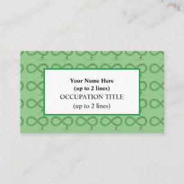 Hjärtningar för jägarövertoningsoändlighet visitkort