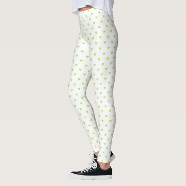 Hjärtningar/Gulter Leggings (Vänster)