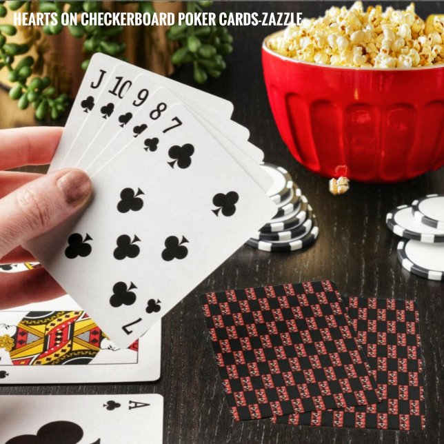 Hjärtningar i kontrollpanelen casinokort (Skapare uppladdad)