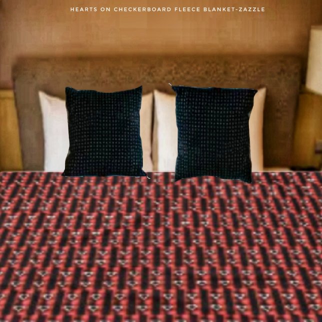 Hjärtningar i kontrollpanelen fleecefilt (Skapare uppladdad)