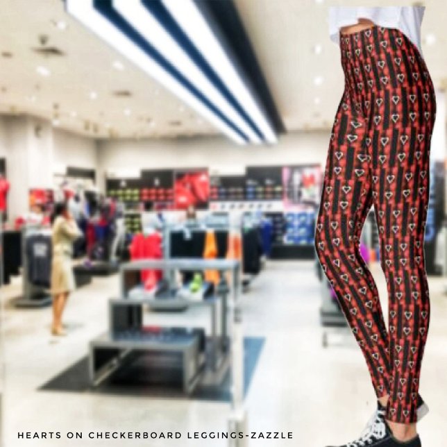 Hjärtningar i kontrollpanelen leggings (Skapare uppladdad)