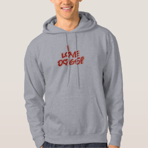 Hjärtor älskar jag hundTshirts och gåvor Tröja Med Luva