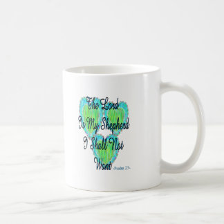 Hjärtor för Psalm 23 Kaffemugg