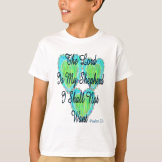 Hjärtor för Psalm 23 Tee