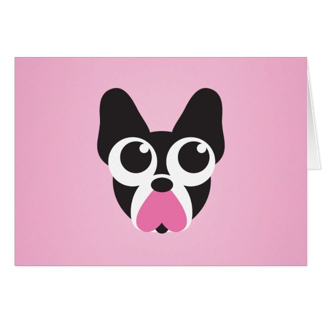 Hjärtor för valpar hälsningskort (Framsidan Horizontal)