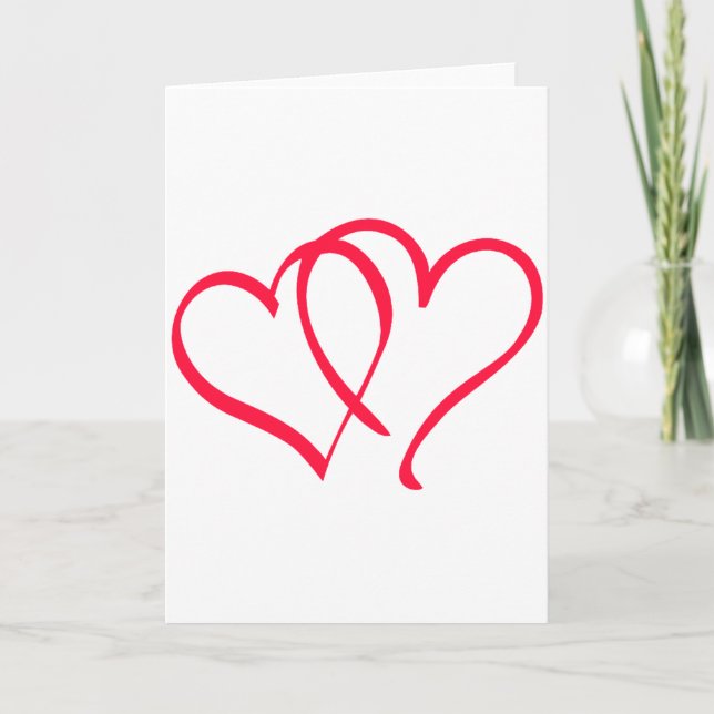 hjärtor kort (Framsida)