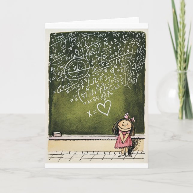 Hjärtor & Math Kort (Framsida)