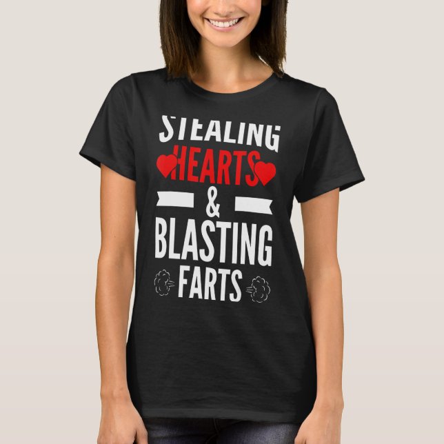 Hjärtor och krängningsanordningar t shirt (Framsida)