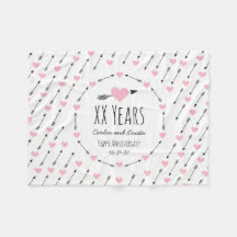 Hjärtor och pilpersonligbröllopsdag