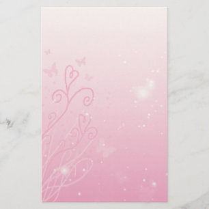 Hjärtor stationära stjärnor för fjärilar n brevpapper