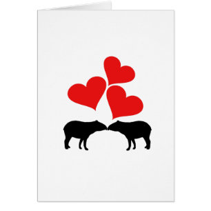 Hjärtor & Tapirs Hälsningskort