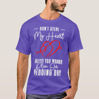 Hjärtpar, Bröllop, Romantik citat T Shirt