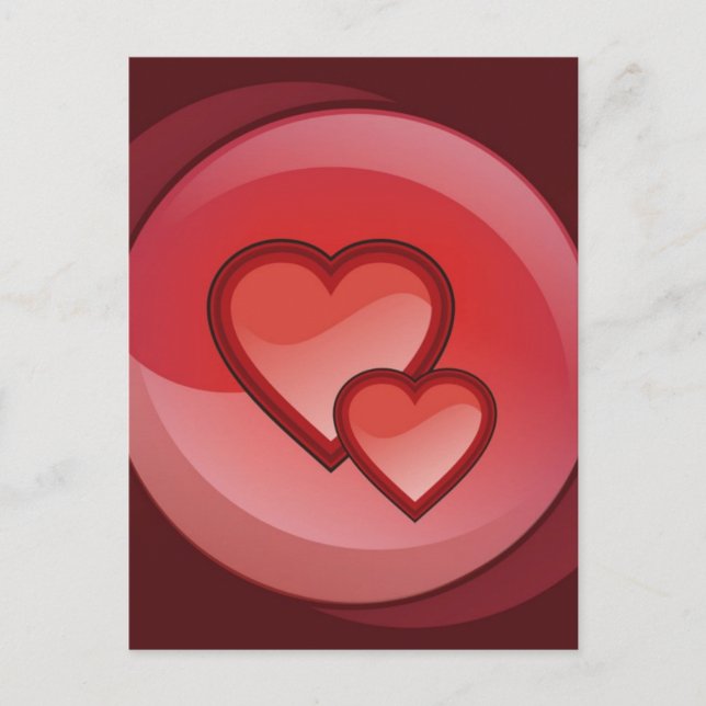 Hjärtpar Vykort (Framsida)