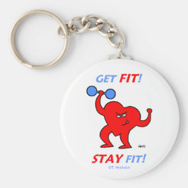 Hjärtpatientens motivation Cardio Fitness Nyckelring