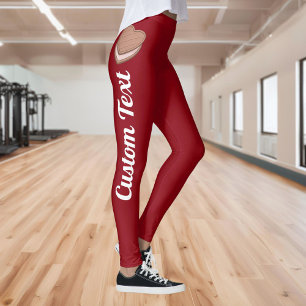 Hjärtpigmentering Leggings