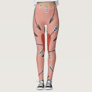 Hjärtpilar är handgjorda. leggings