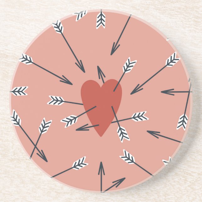 Hjärtpilar är handgjorda. underlägg (Framsidan)
