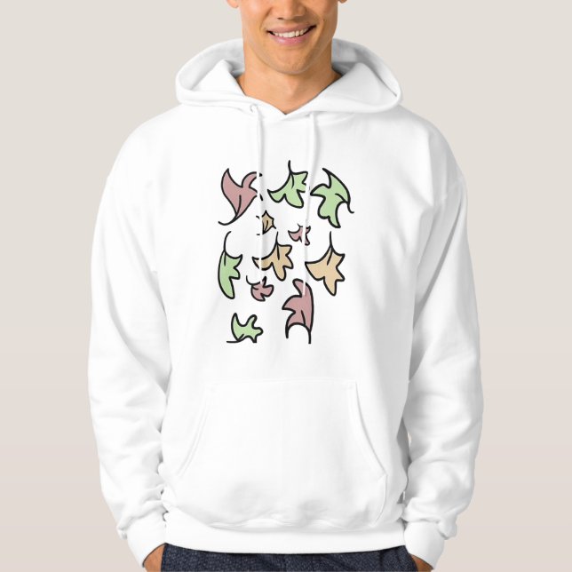 Hjärtpropp Löv. Hoodie (Framsida)