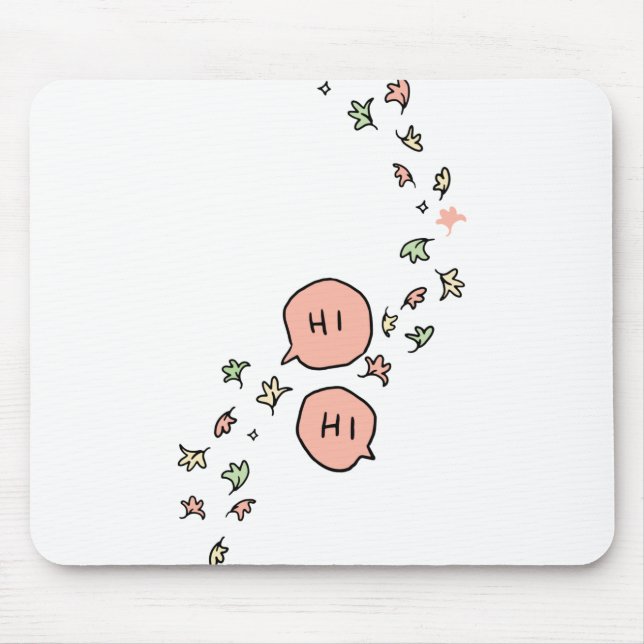 Hjärtpropp med hög tjocklek musmatta (Framsidan)