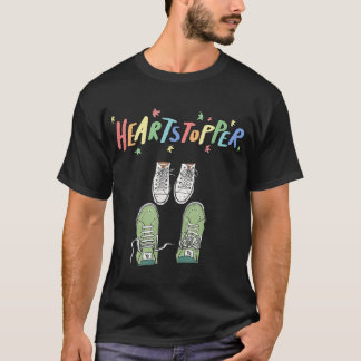 Hjärtproppar Lämnar Cute Shoes Heartpropp Kärlek  T Shirt