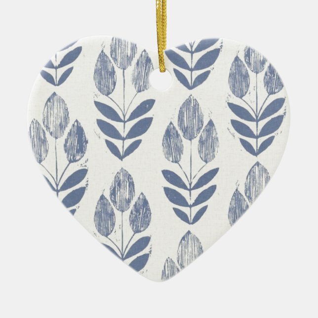 Hjärtprydnad - Tulips från Amsterdam Julgransprydnad Keramik (Framsidan)
