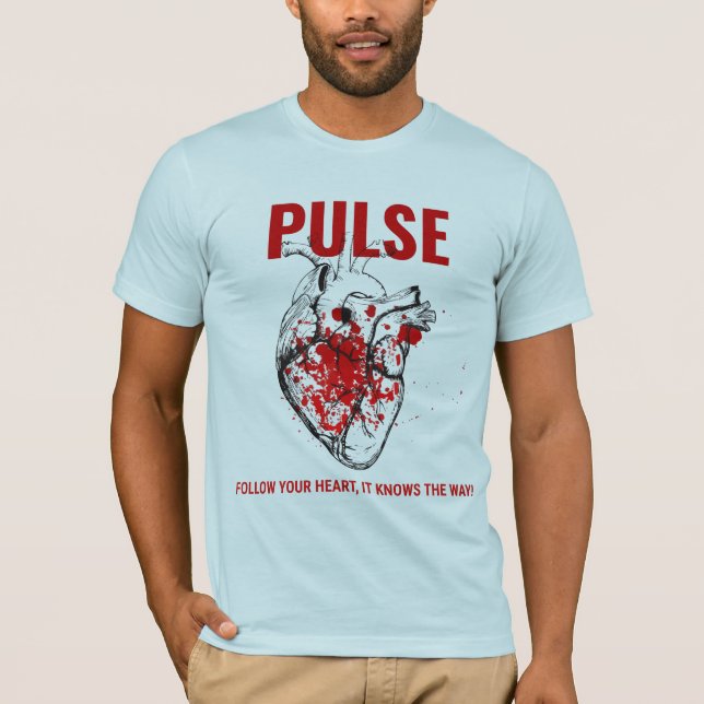 Hjärtpuls T Shirt (Framsida)