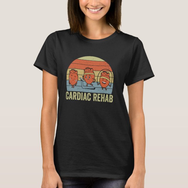 Hjärtrehab Physical Therapist Nurse Rehab Team T Shirt (Framsida)