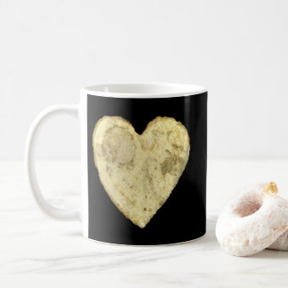 Hjärtryggad potatischips kaffemugg