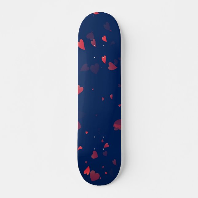 Hjärtrytm 40 mini skateboard bräda 18,5 cm (Framsida)