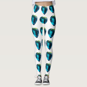 Hjärtsakamarin, blå leggings