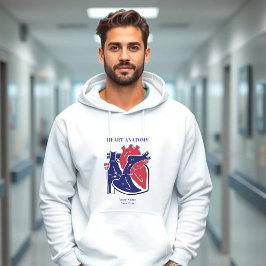 Hjärtsanatomi Hoodie