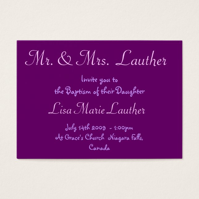 Hjärtsängel Visitkort (Framsidan)