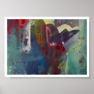 Hjärtsbitar 5x7 Originalteckning Poster