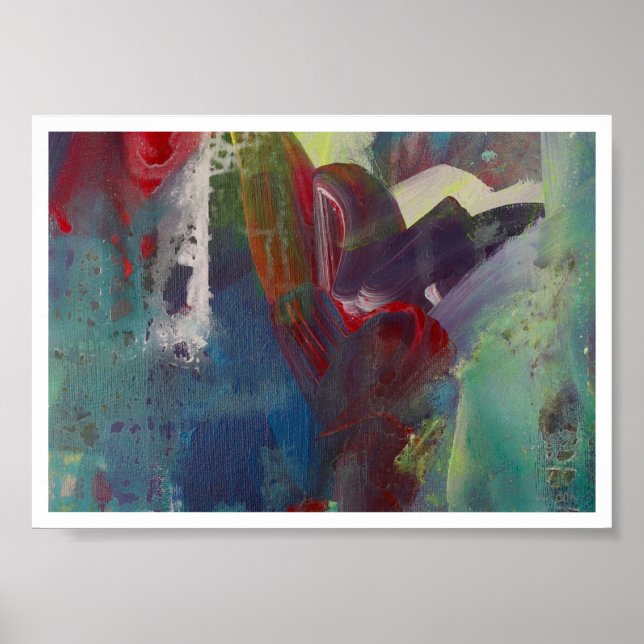 Hjärtsbitar 5x7 Originalteckning Poster (Framsidan)