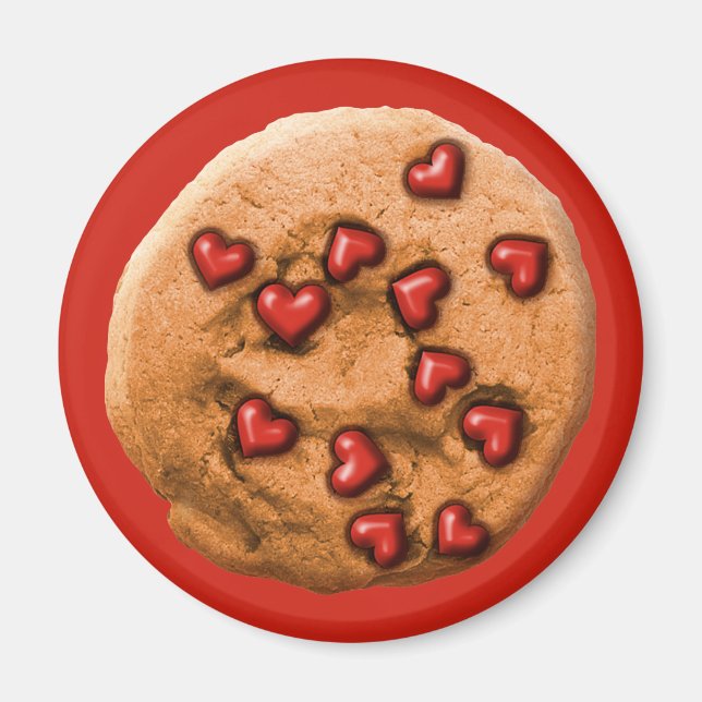 Hjärtschipscookie Magnet (Framsidan)