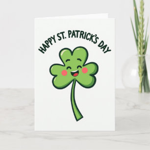 Hjärtsjokolad Shamrock Julkort Kort