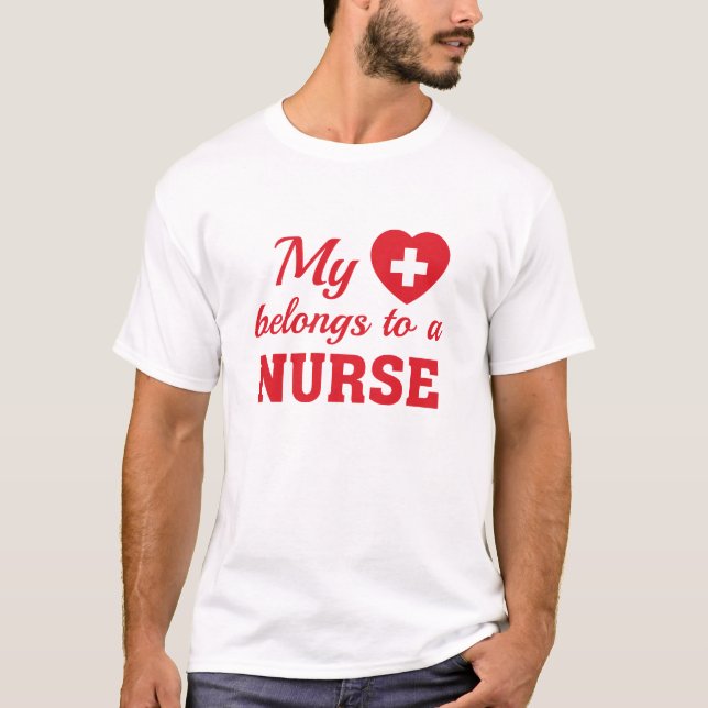 Hjärtsjuka Tillhör T Shirt (Framsida)