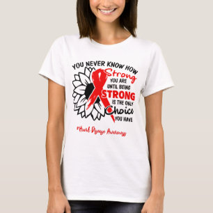 Hjärtsjukdom - medvetandegörande - Bidrag från men T Shirt