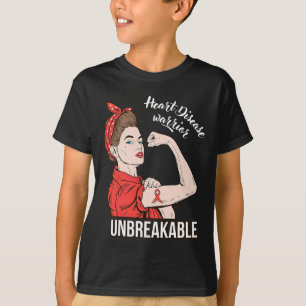 Hjärtsjukdom - medvetandegrad Icke brytbar Surviv T Shirt