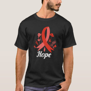 Hjärtsjukdom Medvetenhet Månad Hoppets Vintage Hjä T Shirt
