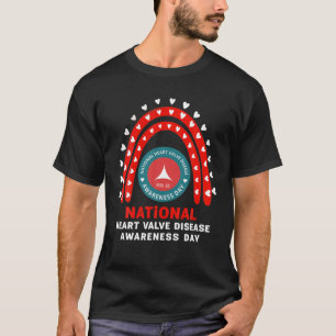 Hjärtsjukdom Medvetenhet om hjärtklaffssjukdom Awa T Shirt