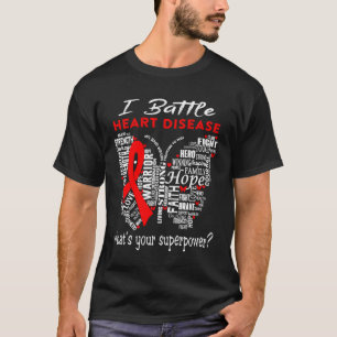 Hjärtsjukdom Warrior - jag slår mot hjärtsjukdom W T Shirt